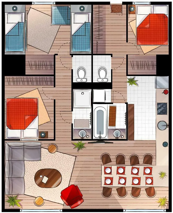 Apartament Belle Plagne Prestige La Plagne